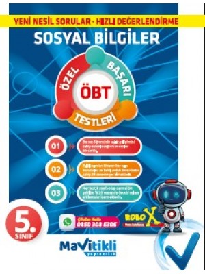 MAVİTİKLİ YAY 5.Sınıf Sosyal Bilgisi Aylık Gelişim Denemeleri ( ÖBT ) 28 Deneme